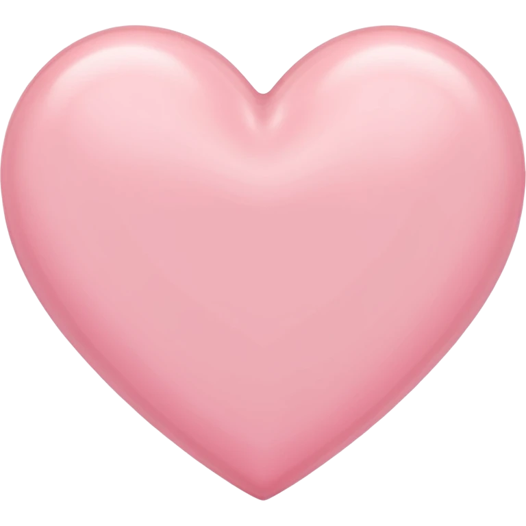 pastel pink heart emoji