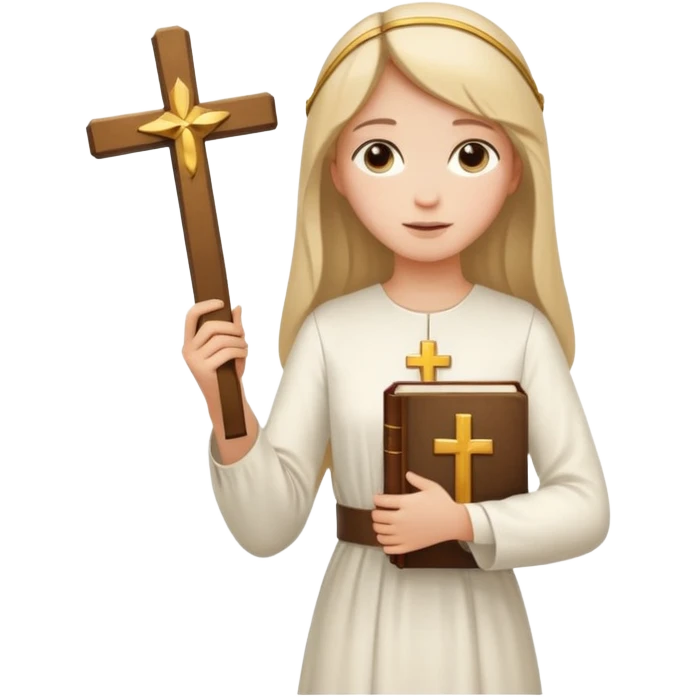 Girly girl gospel biblia  emoji