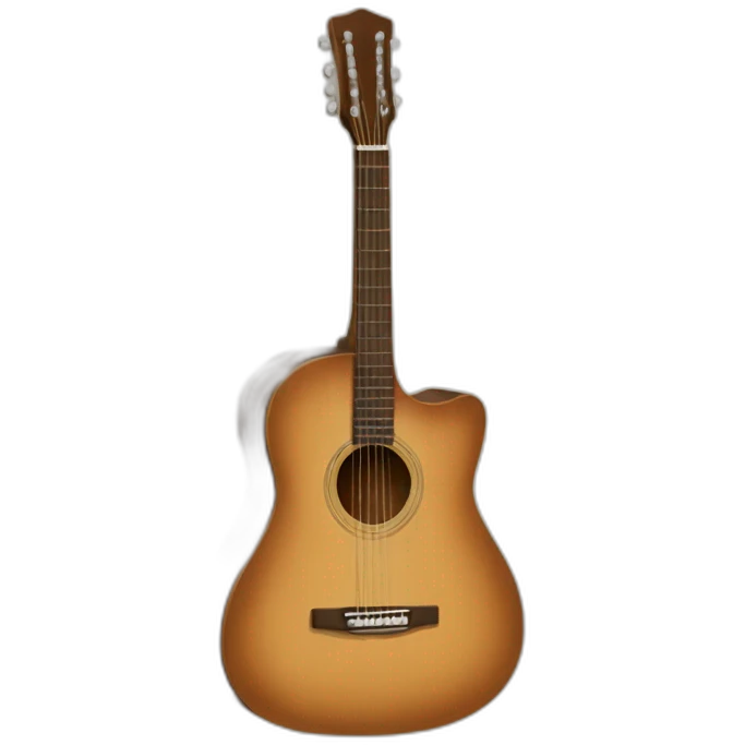 Guitare acoustique emoji