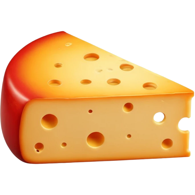red cheese emoji