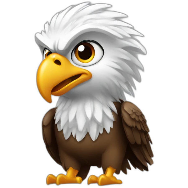 Eagle with Lenovo Laptop thinkpad emoji
