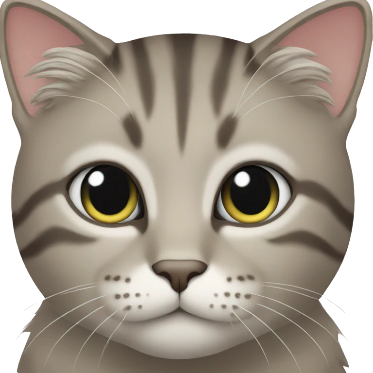 Cat in lines emoji
