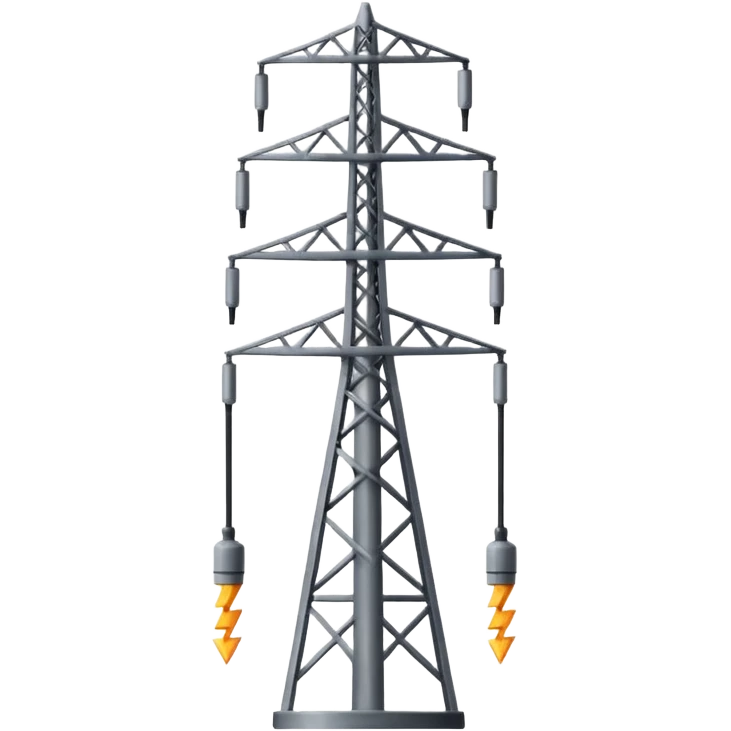 high voltage pole emoji