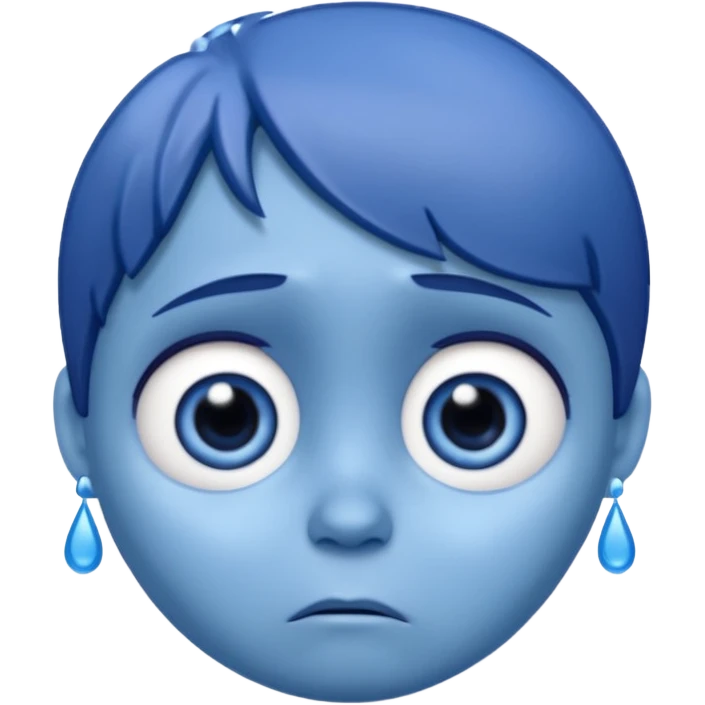 Sadness from the Inside Out movie emoji