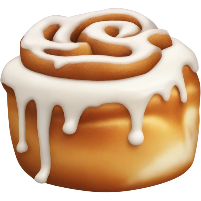 Icing cinnamon bun  emoji
