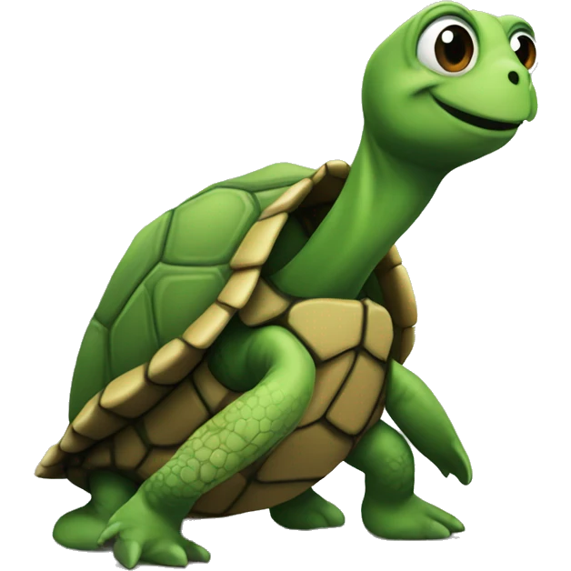 Macron as a turtle emoji
