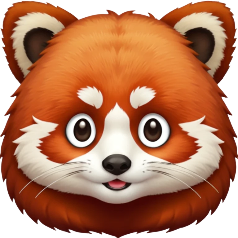 red panda fur emoji