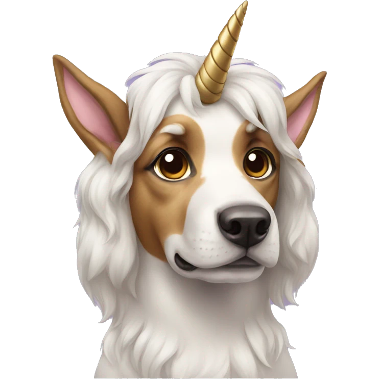 Unicorn dog emoji