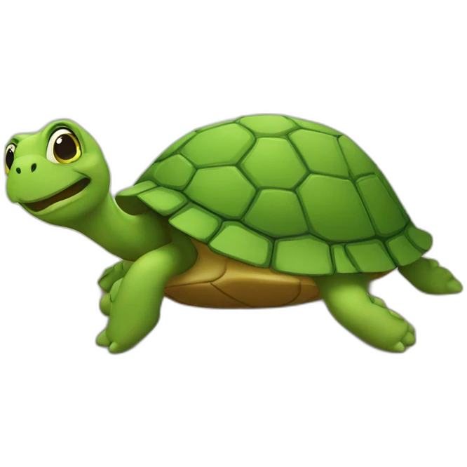Chat sur tortue emoji