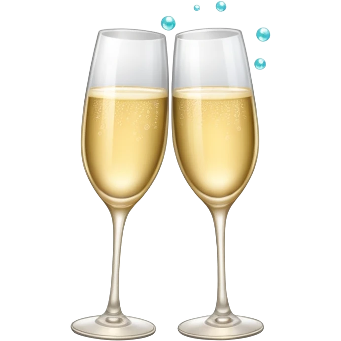 champagne glasses (toasting) emoji