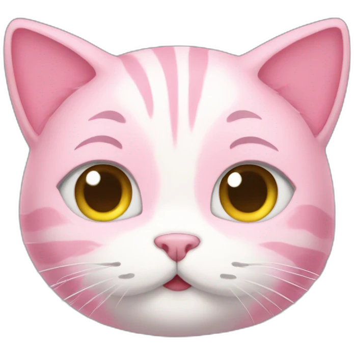 pink cat anime emoji