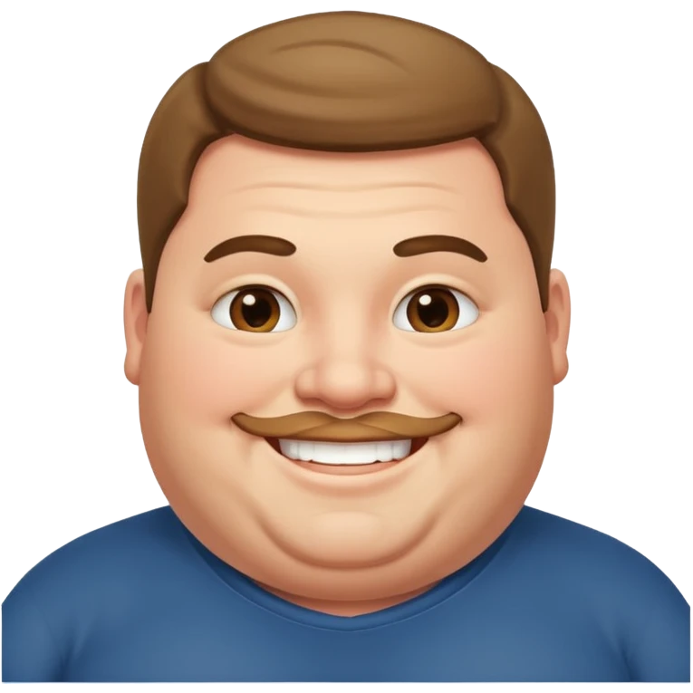fat handsome man emoji