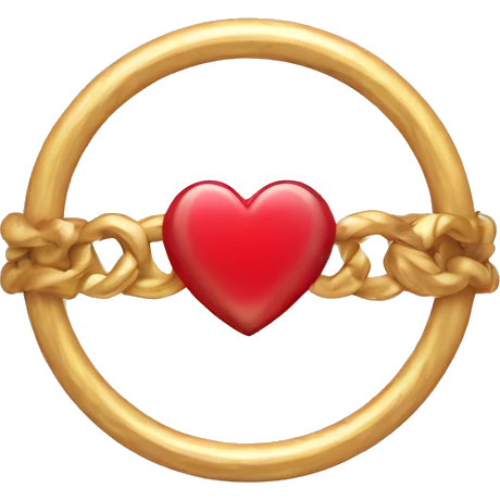 rings with heart emoji