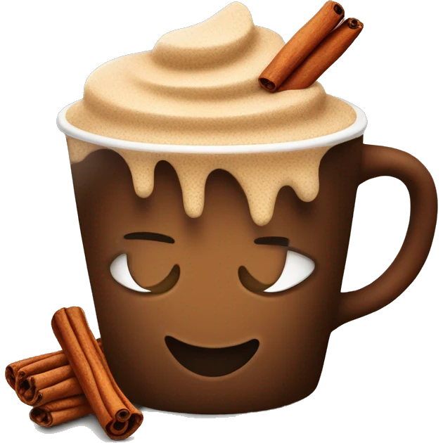 Spicy coffee with cinnamon  emoji