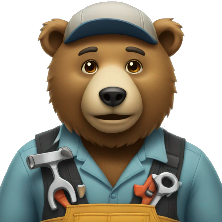 Bear mechanic emoji