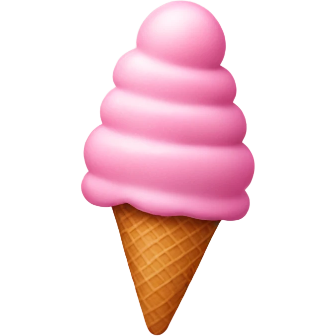 Pink icecream  emoji