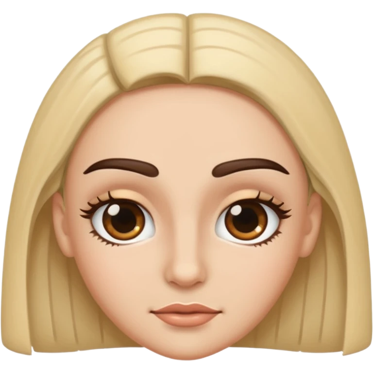 Make this emoji eyebrows look regular 🫩 emoji