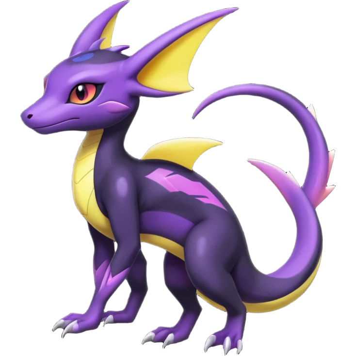 Shiny Salandit-Noivern-Umbreon-Hybrid (Full body) emoji