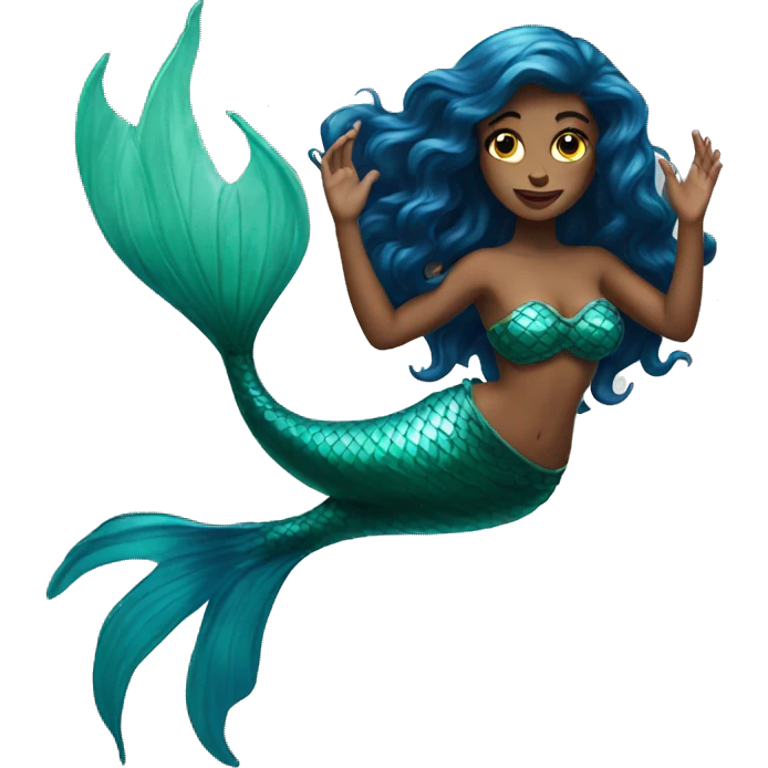 Siren mermaid emoji