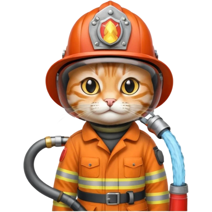 Fireman Cats emoji