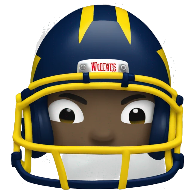 Michigan Wolverines Football  emoji
