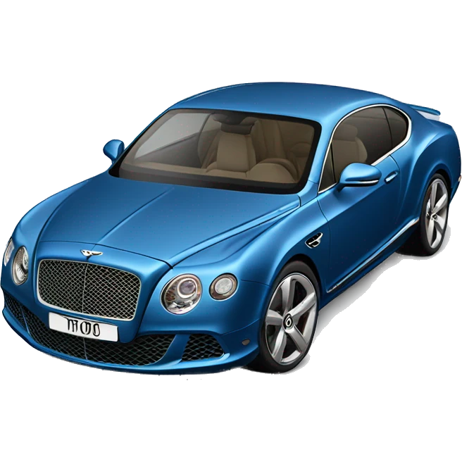 Bentley speed blue emoji