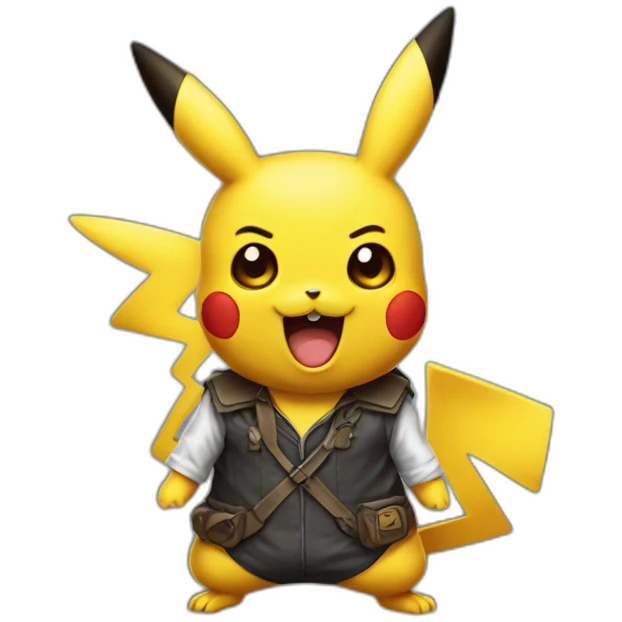 Pikachu halloween emoji