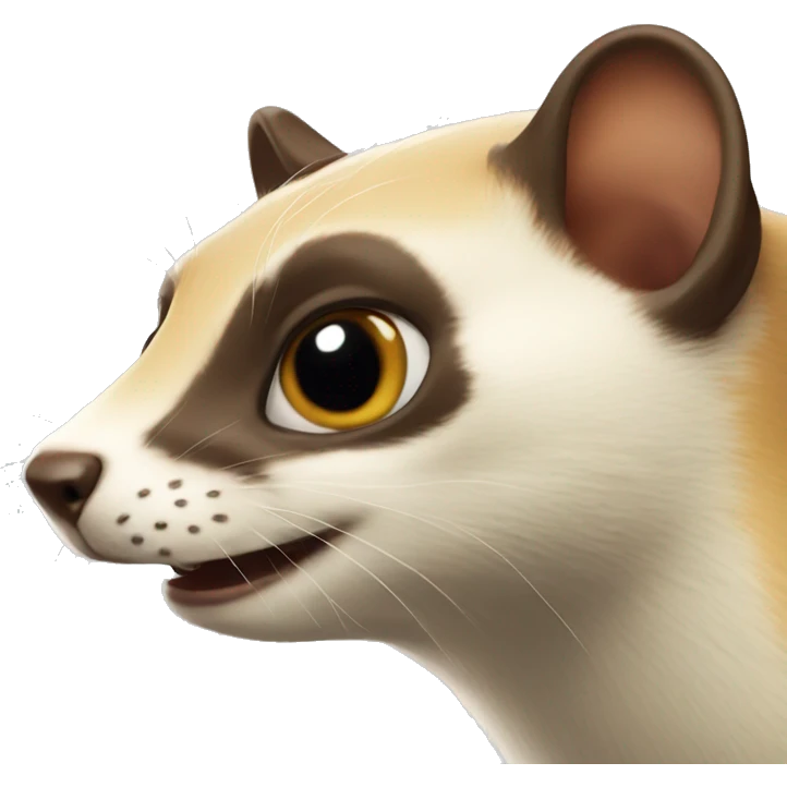 astonished stoat emoji