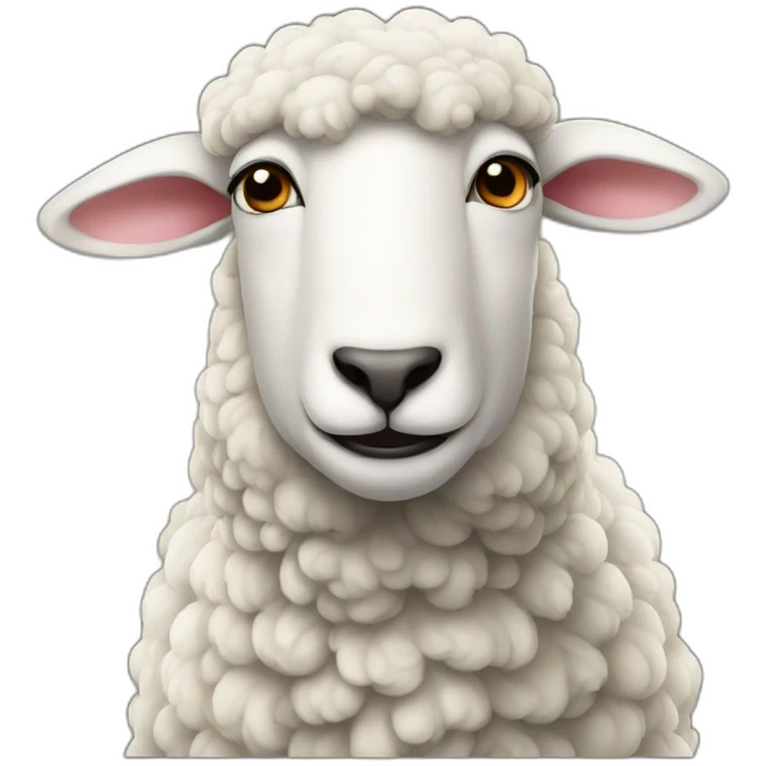 Deviant sheep emoji
