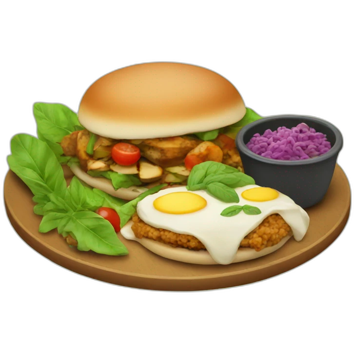 vegan meal emoji