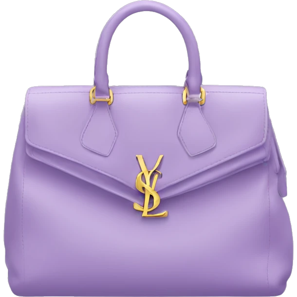 Lilac YSL bag emoji