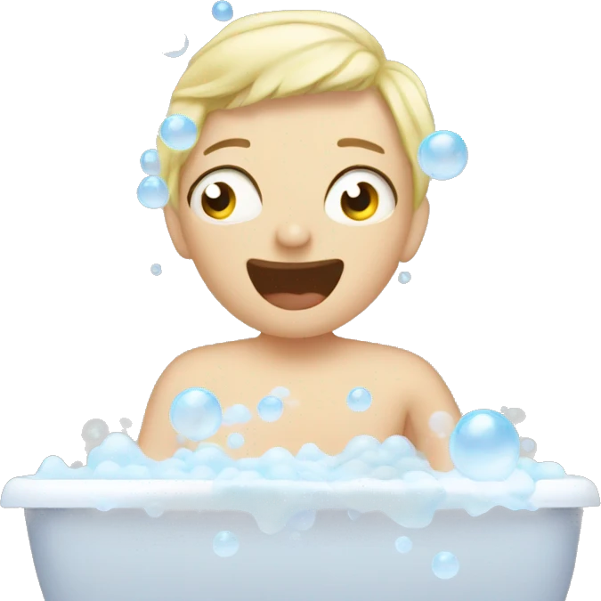Bubble bath emoji