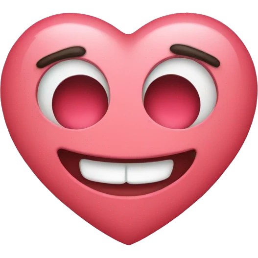 meling face in a heart emoji