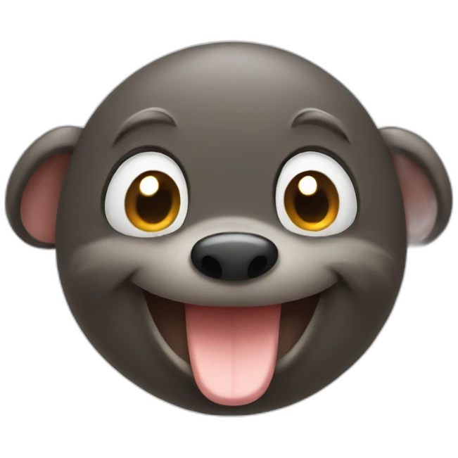 Smiling Mole emoji