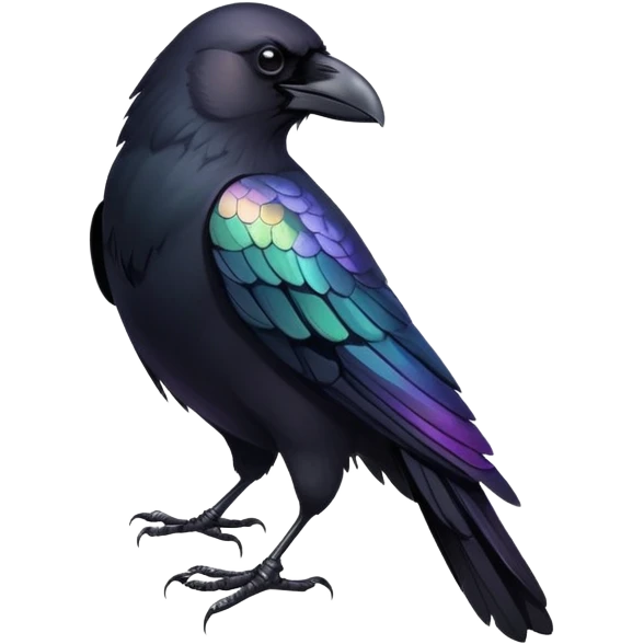 A large crow emoji
