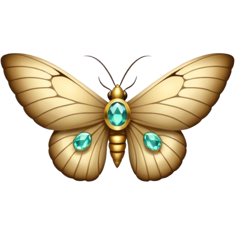 moth wing crown with gem eyes emoji