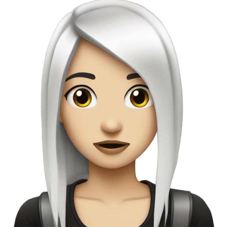 A girl emo emoji