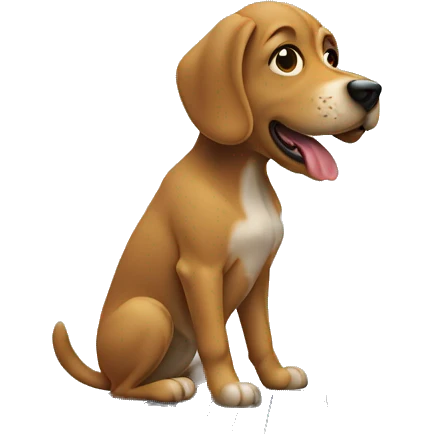 Dog play MacBook  emoji