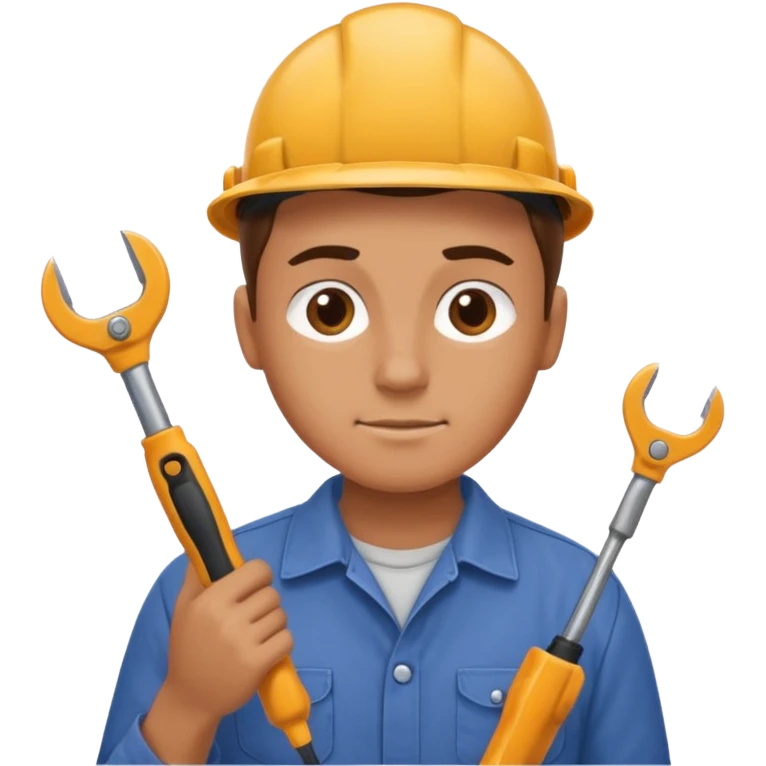 person Repairing a tool emoji