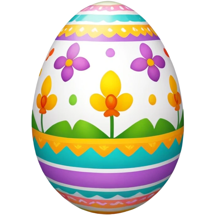 Beautiful Easter egg emoji