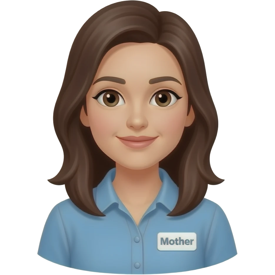 etiquetar a mama emoji