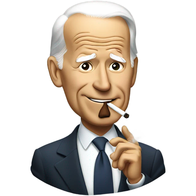 biden smoking emoji