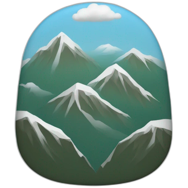 the north face logo emoji
