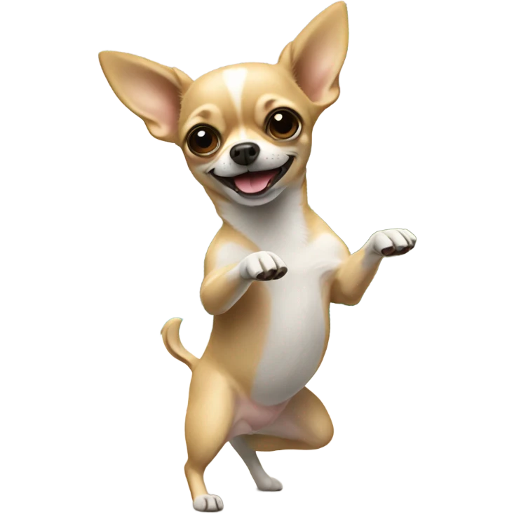 Chihuahua dancing emoji
