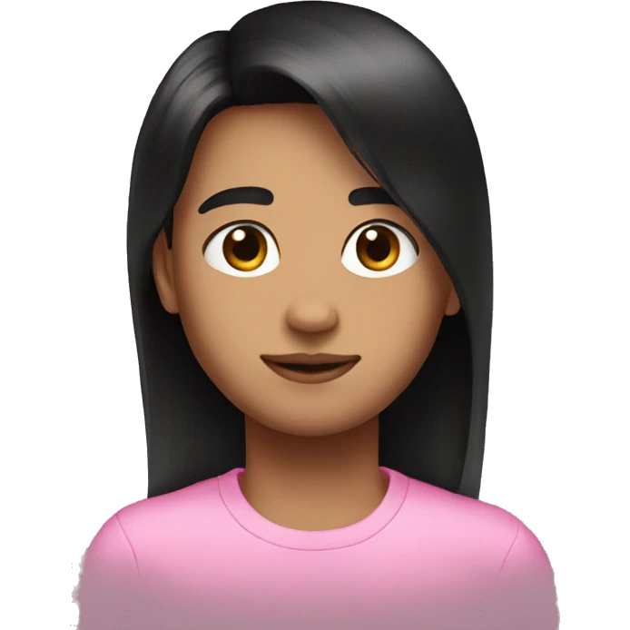 AI Emojis pink boy black hair emoji