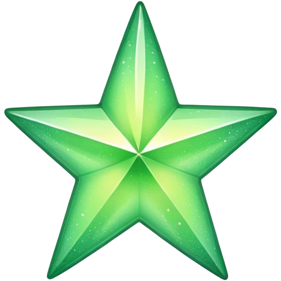 light green star sparkle emoji
