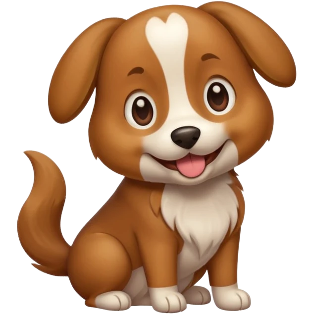 Happy dog  emoji