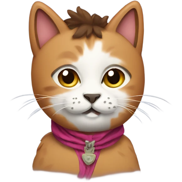 cat with a lama costume emoji