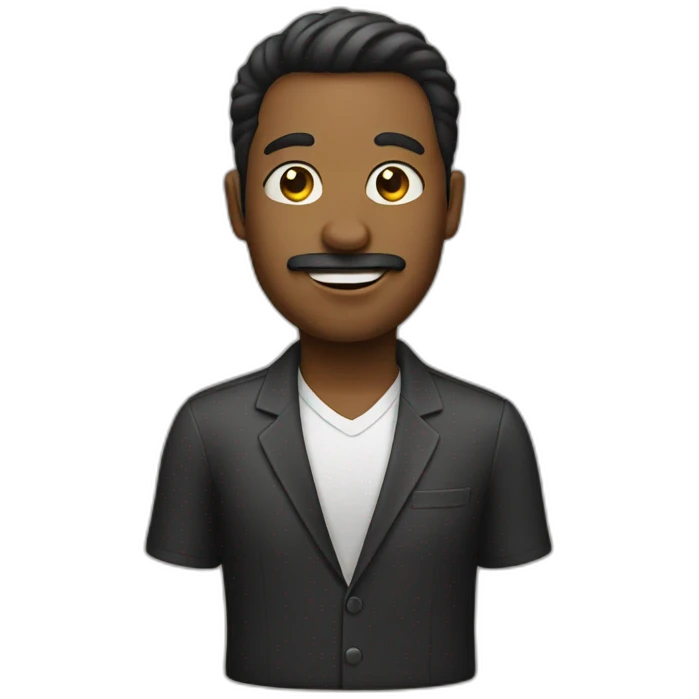 The sexual characteristic of a man emoji