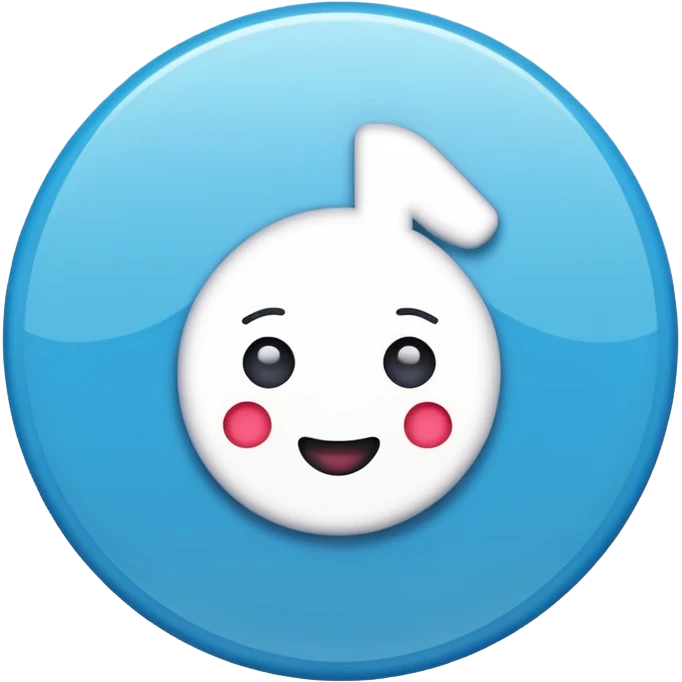 Tiktok Certification emoji blue emoji